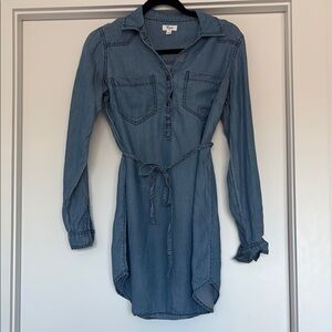 Thyme Maternity Blue Denim Tunic